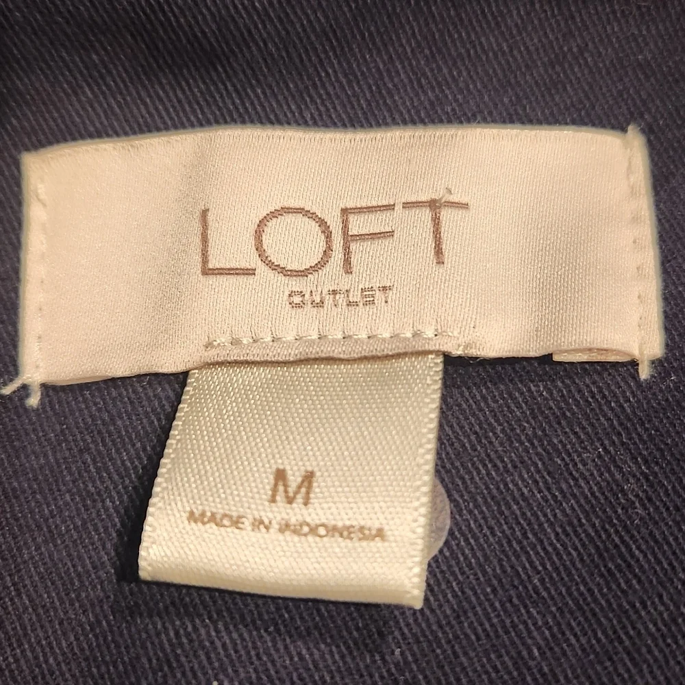 Loft Navy Blue Jacket. Size M